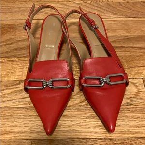Michael Kors Collection red sling backs!